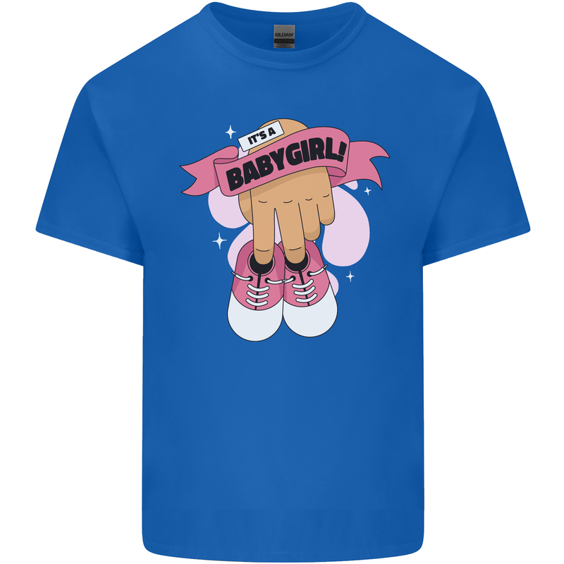A Baby Girl Gender Reveal Christening Pregnancy Kids T-Shirt Childrens Royal Blue