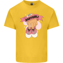 A Baby Girl Gender Reveal Christening Pregnancy Kids T-Shirt Childrens Yellow