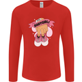 A Baby Girl Gender Reveal Christening Pregnancy Mens Long Sleeve T-Shirt Red