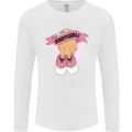 A Baby Girl Gender Reveal Christening Pregnancy Mens Long Sleeve T-Shirt White