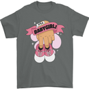 A Baby Girl Gender Reveal Christening Pregnancy Mens T-Shirt 100% Cotton Charcoal