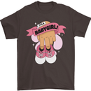 A Baby Girl Gender Reveal Christening Pregnancy Mens T-Shirt 100% Cotton Dark Chocolate