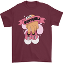 A Baby Girl Gender Reveal Christening Pregnancy Mens T-Shirt 100% Cotton Maroon