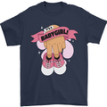A Baby Girl Gender Reveal Christening Pregnancy Mens T-Shirt 100% Cotton Navy Blue