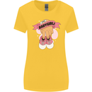 A Baby Girl Gender Reveal Christening Pregnancy Womens Wider Cut T-Shirt Yellow