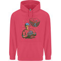 A Baseball Player Childrens Kids Hoodie Heliconia