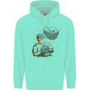 A Baseball Player Childrens Kids Hoodie Peppermint