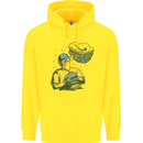 A Baseball Player Childrens Kids Hoodie Yellow