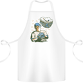 A Baseball Player Cotton Apron 100% Organic White