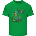 A Baseball Player Kids T-Shirt Childrens Irish Green