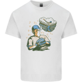 A Baseball Player Kids T-Shirt Childrens White