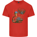 A Baseball Player Mens Cotton T-Shirt Tee Top Red