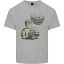 A Baseball Player Mens Cotton T-Shirt Tee Top Sports Grey