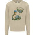 A Baseball Player Mens Sweatshirt Jumper Sand