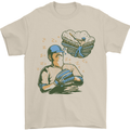 A Baseball Player Mens T-Shirt 100% Cotton Sand