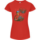 A Baseball Player Womens Petite Cut T-Shirt Red