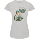 A Baseball Player Womens Petite Cut T-Shirt Sports Grey