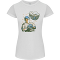 A Baseball Player Womens Petite Cut T-Shirt White