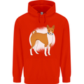 A Basenji Dog Childrens Kids Hoodie Bright Red