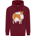 A Basenji Dog Childrens Kids Hoodie Maroon