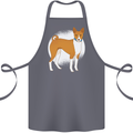 A Basenji Dog Cotton Apron 100% Organic Steel