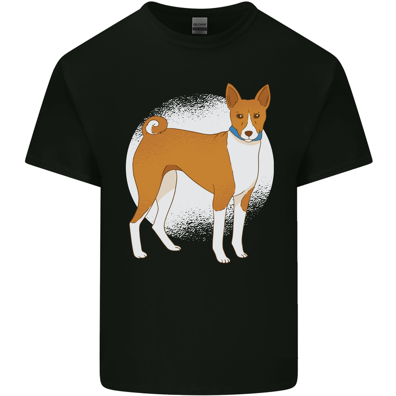 A Basenji Dog Kids T-Shirt Childrens Black