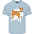 A Basenji Dog Kids T-Shirt Childrens Light Blue