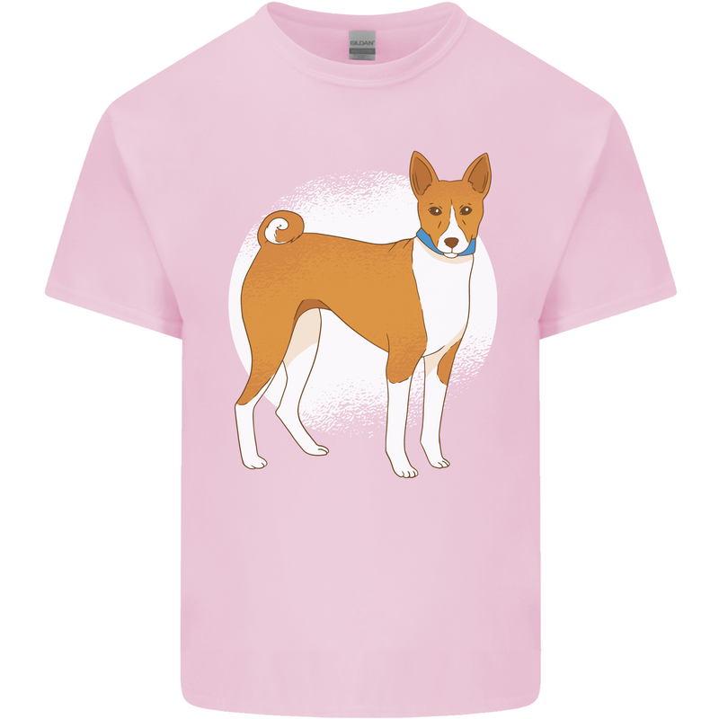 A Basenji Dog Kids T-Shirt Childrens Light Pink