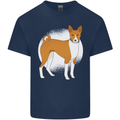 A Basenji Dog Kids T-Shirt Childrens Navy Blue