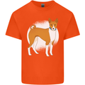 A Basenji Dog Kids T-Shirt Childrens Orange