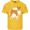 A Basenji Dog Kids T-Shirt Childrens Yellow