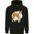 A Basenji Dog Mens 80% Cotton Hoodie Black