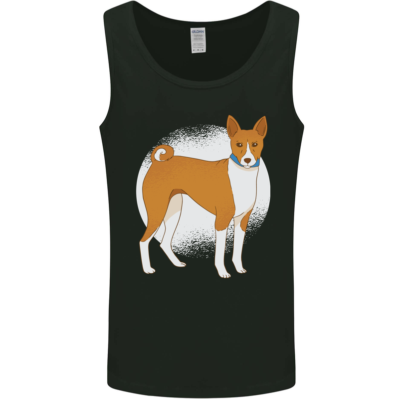 A Basenji Dog Mens Vest Tank Top Black