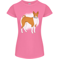 A Basenji Dog Womens Petite Cut T-Shirt Azalea