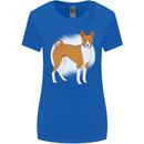 A Basenji Dog Womens Wider Cut T-Shirt Royal Blue