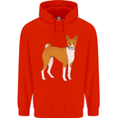 A Basenji Hunting Dog Childrens Kids Hoodie Bright Red