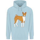 A Basenji Hunting Dog Childrens Kids Hoodie Light Blue