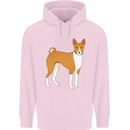 A Basenji Hunting Dog Childrens Kids Hoodie Light Pink