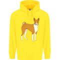 A Basenji Hunting Dog Childrens Kids Hoodie Yellow