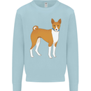 A Basenji Hunting Dog Kids Sweatshirt Jumper Light Blue