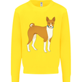 A Basenji Hunting Dog Kids Sweatshirt Jumper Yellow