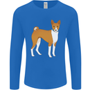 A Basenji Hunting Dog Mens Long Sleeve T-Shirt Royal Blue