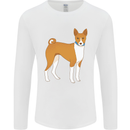 A Basenji Hunting Dog Mens Long Sleeve T-Shirt White