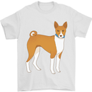 A Basenji Hunting Dog Mens T-Shirt 100% Cotton White