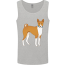 A Basenji Hunting Dog Mens Vest Tank Top Sports Grey