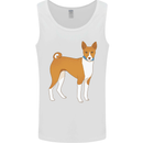 A Basenji Hunting Dog Mens Vest Tank Top White