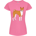A Basenji Hunting Dog Womens Petite Cut T-Shirt Azalea
