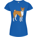 A Basenji Hunting Dog Womens Petite Cut T-Shirt Royal Blue