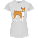 A Basenji Hunting Dog Womens Petite Cut T-Shirt White