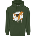A Beagle Dog Childrens Kids Hoodie Forest Green